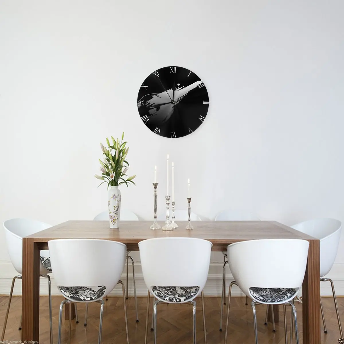 Окончательная фантазия 7 ремейк-логотип (серый) настенные часы украшение комнаты