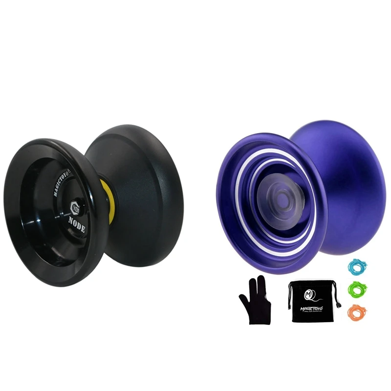 

Magicyoyo Y01 Yoyos Node Pro (Black) & MAGICYOYO Responsive Metal YOYO Professional Yoyo K7