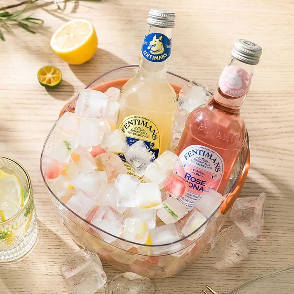 

Household Ice Storage Box With Thickened Handle Ice Lattice Large Capacity Ice Cube Mold Set Ice Maker