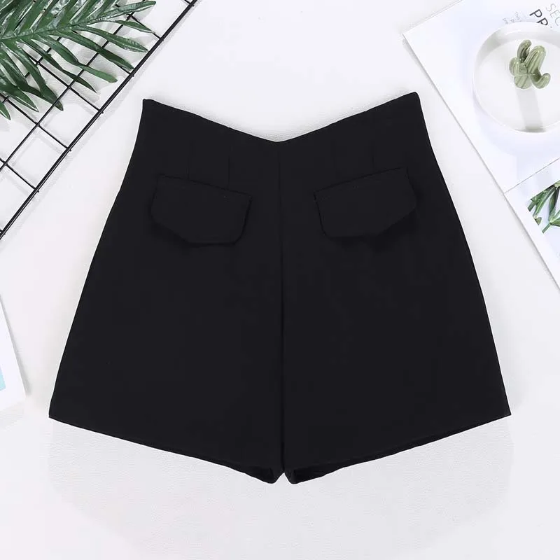 

Shorts women's 2022 new A-line maternity casual pants Black