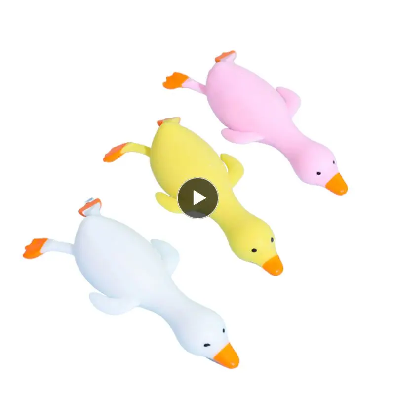 

Random Fun TPR Cute Cartoon Duck Stress Relief Squeeze Ball Reliever Squish Toy Animal Antistress For Children Adult Gifts