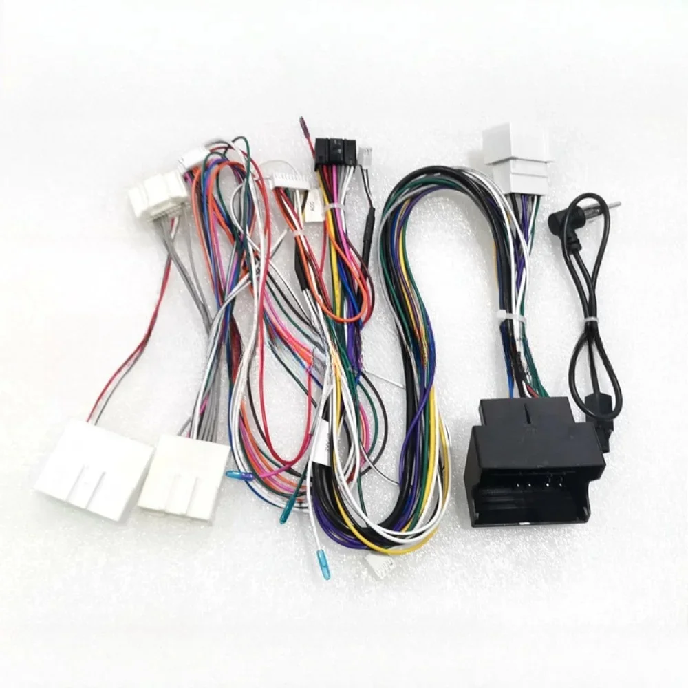 Фото Hiworld Canbus Box для RENAULT MEGANE 3/FLUENCE автоматическая мультимедийная навигация 16-контактный жгут проводов адаптер кабеля питания декодера №3