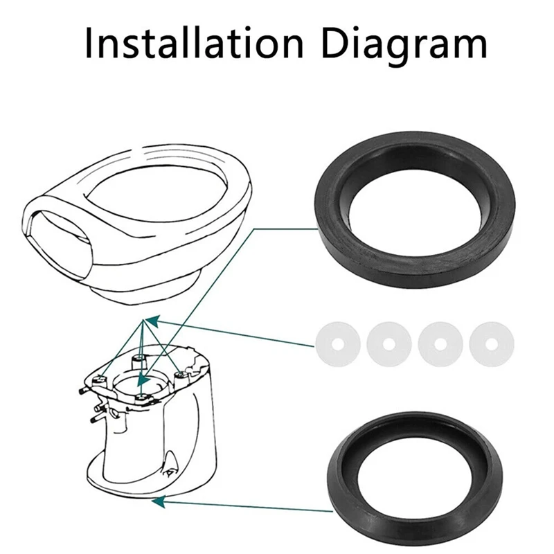 

RV Toilet Seal Toilet Seal 34120 For RV Toilet Parts Toilets Waste Ball Seal Parts