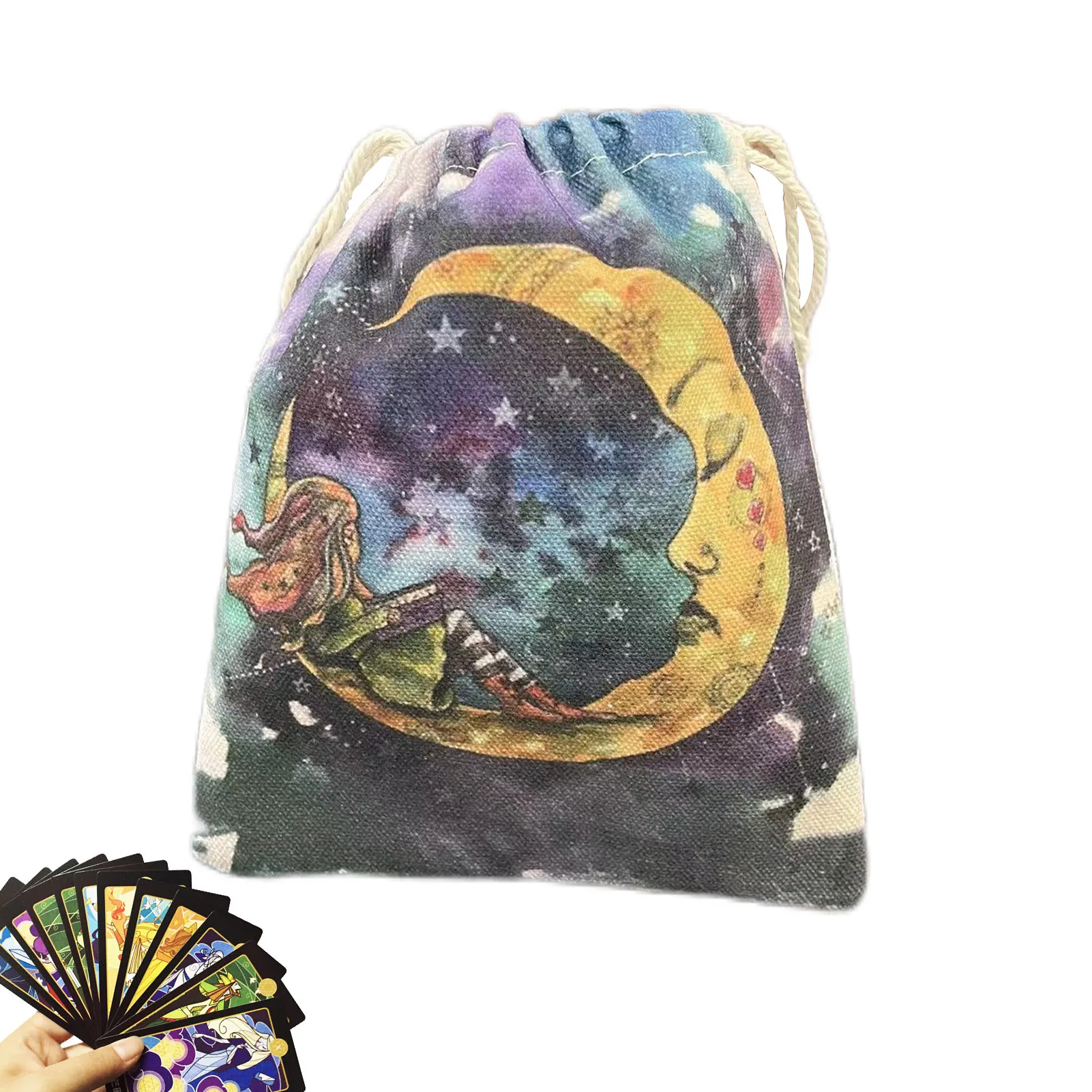 

Tarot Bag Novel Dice Bag With Colorful Unique Patterns Novel Tarot Card & Dice Storage Bag Tarot Card Holder Pouch For Tarot