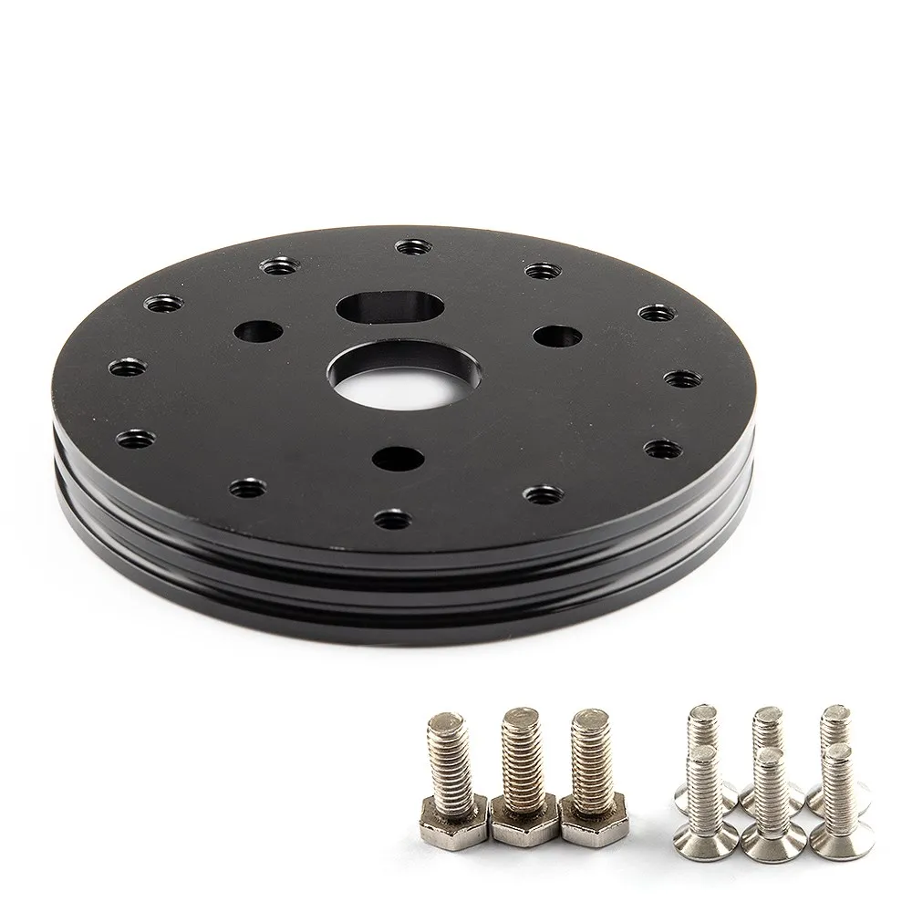 

Универсальный комплект для автомобильного рулевого колеса 0,5 дюйма 1 дюйм, удлинитель с 6 отверстиями для установки на 3 отверстия, усиление фиксированного типа из алюминиевого сплава