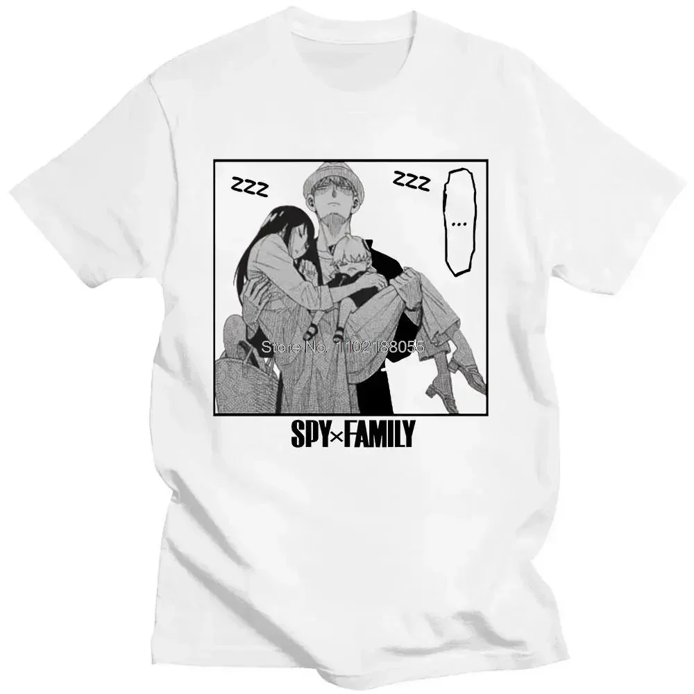Распродажа футболки Аниме X Family Yor мужские летние с коротким рукавом Футболки