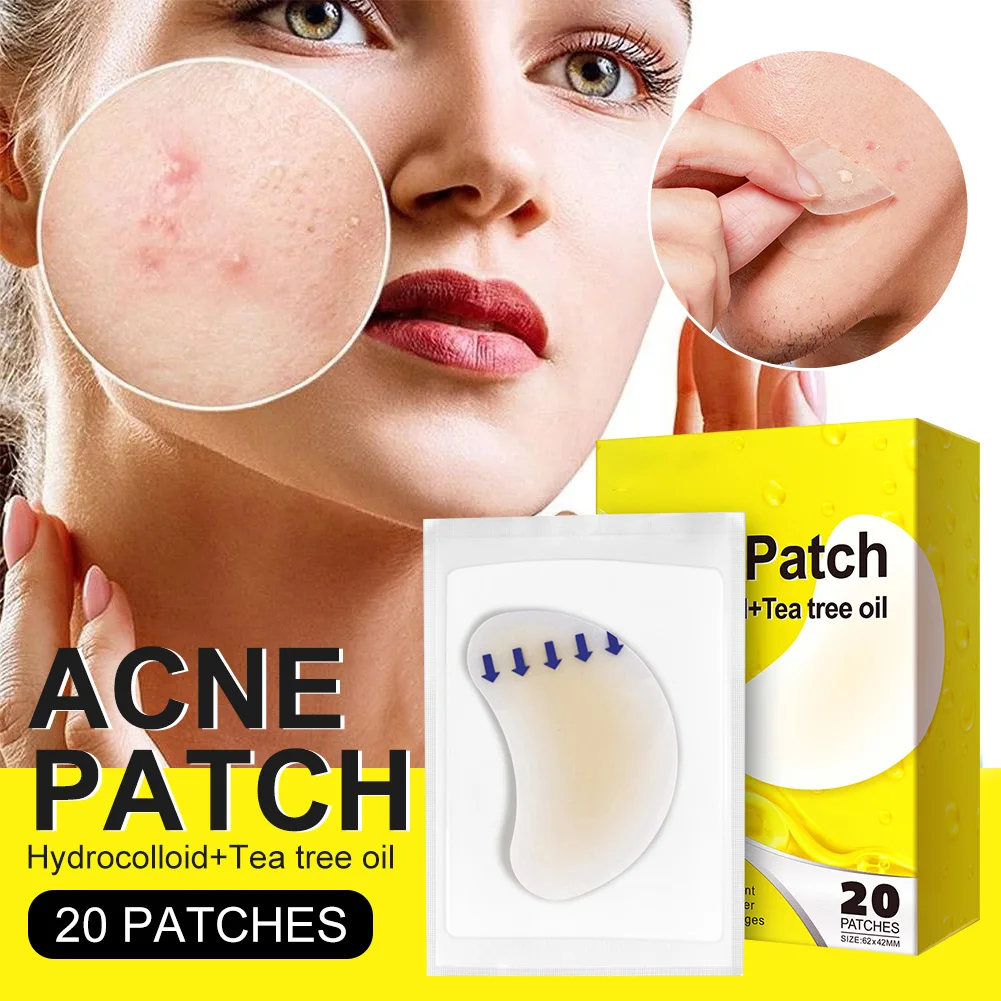 

20Pcs/Box Acne Pimple Patch Invisible Acne Treatment Pimple Remover Stickers Blemish Spot Acne Patch Skin Care