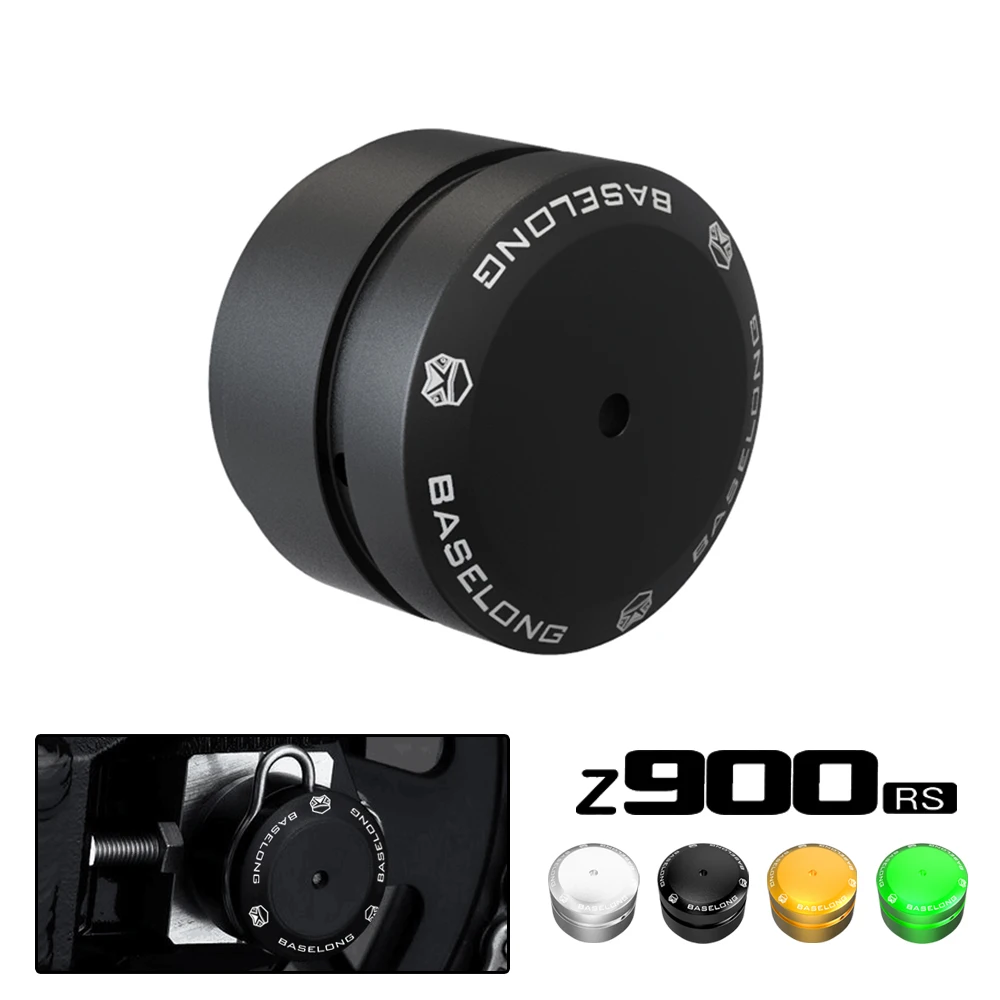 

Z900RS Rear Axle Nut Cover For Kawasaki Z900RS CAFE Rear Axle Sliders Z 900 RS Axle Cap ZR900 Swingarm Nut Protectors Aluminum