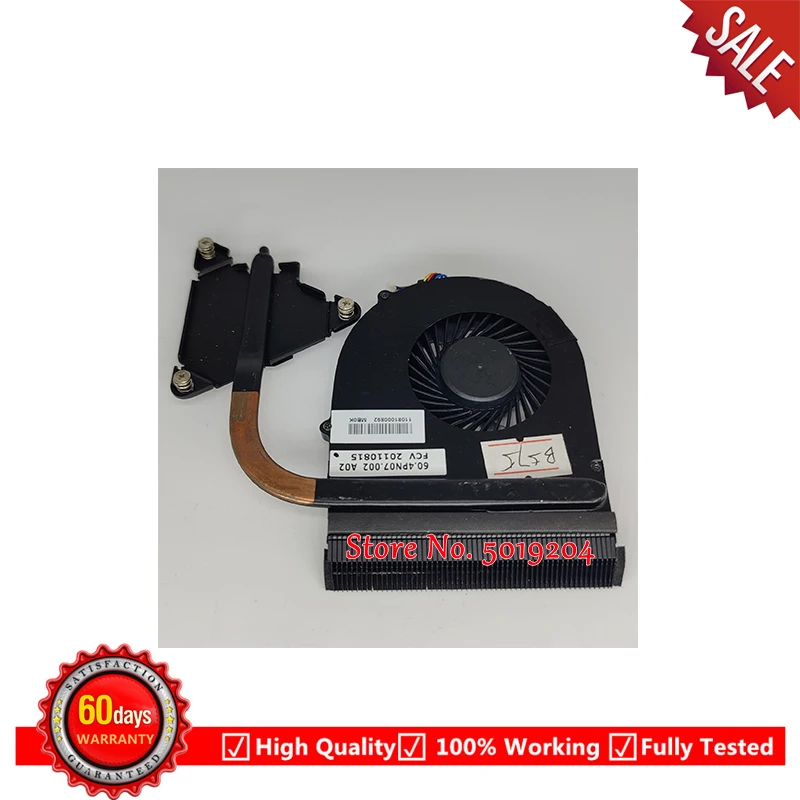 

For Lenovo B575 B575E Radiator Laptop CPU Cooling HeatSink With Fan 60.4pn07.002 11S81000892