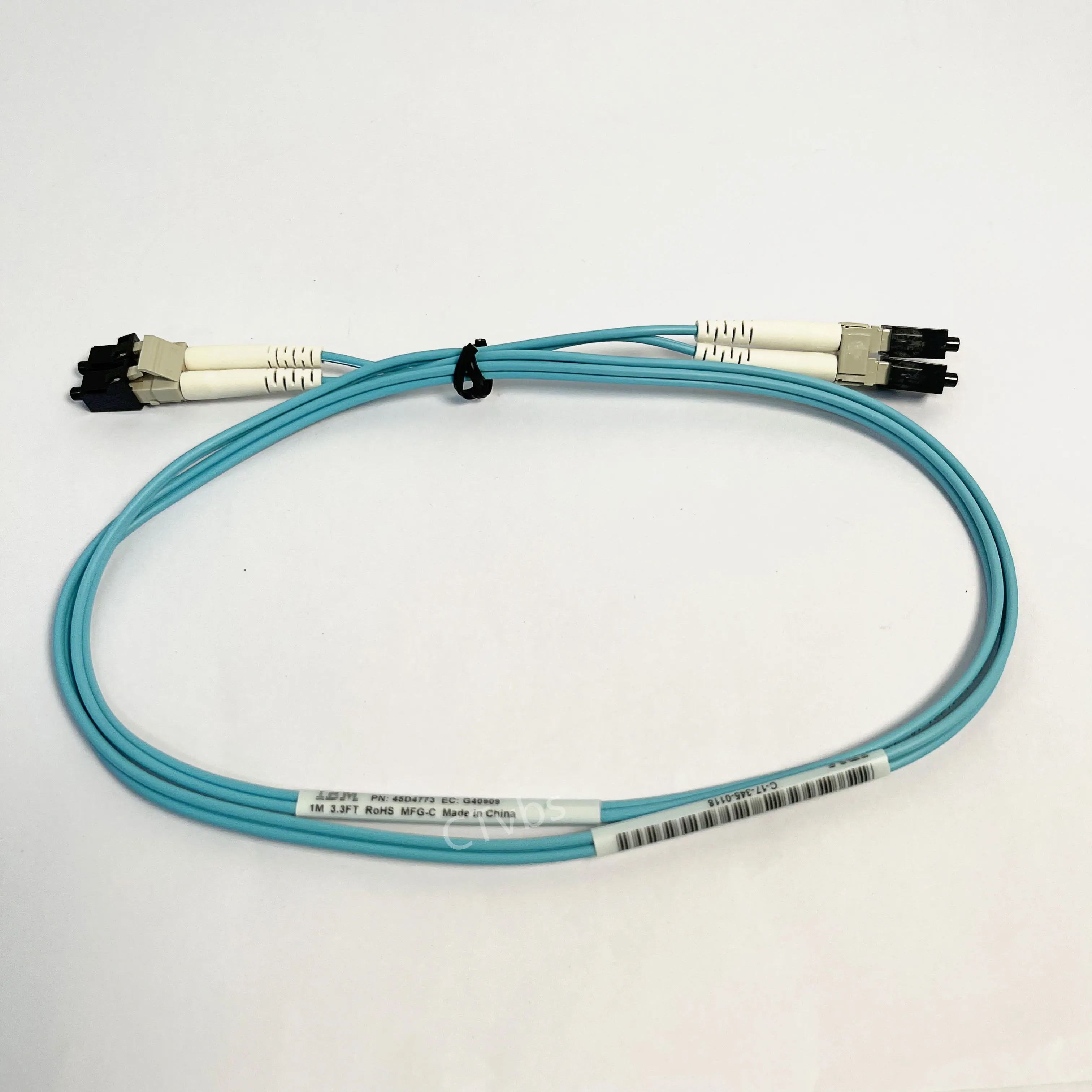 1M LC to LC Optic Fiber Patch Cable 10G Multimode Duplex OM3 PVC 2.0 50/125