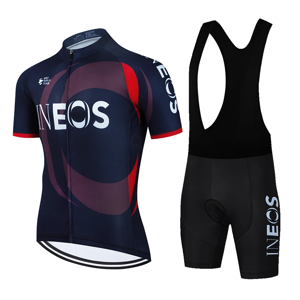 

2022 INEOS Men's Cycling Jersey Set Summer Cycling Clothing MTB Bike Clothes Uniform Maillot Ropa Ciclismo Cycling Bicycle Suit