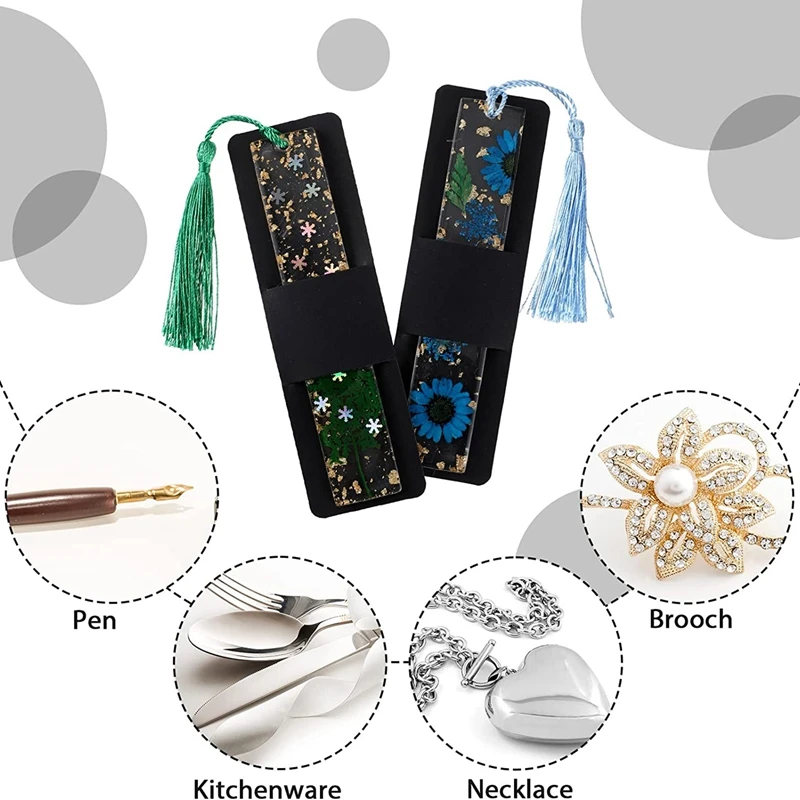 50 шт. держатель для закладок из смолы крафт-рукава сделай сам закладки карты