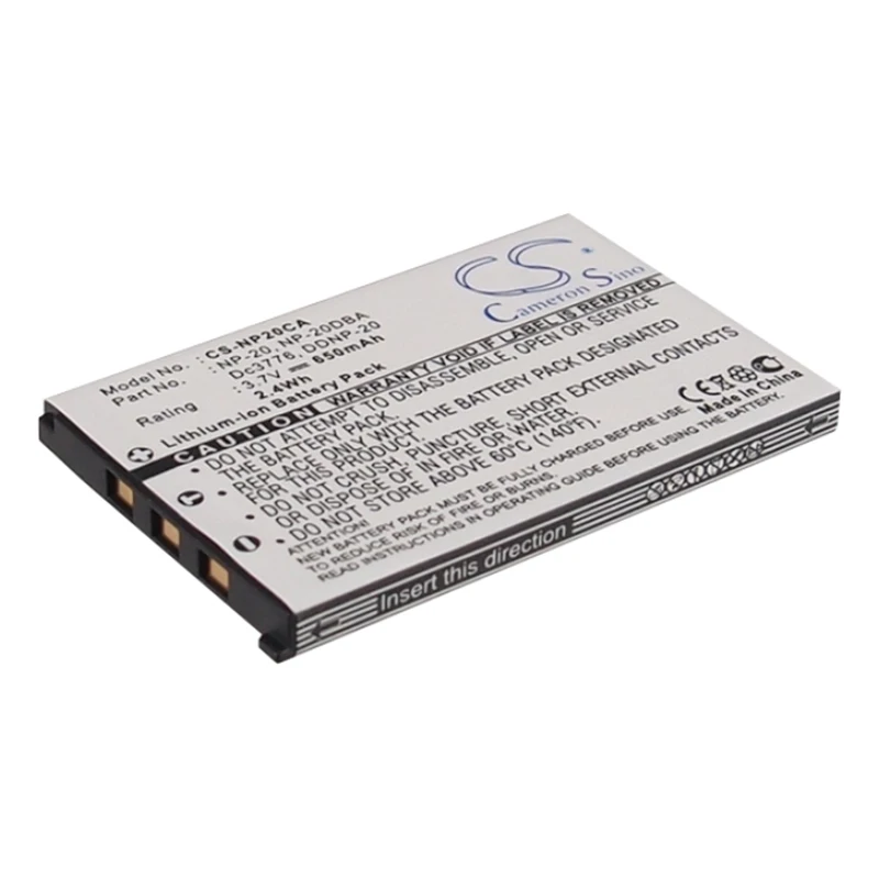 

CameronSino Battery for Casio Exilim EX-S770SR EX-S770BE EX-S770BU Card EX-S880BK EX-M2 EX-S600 EX-Z3 EX-Z75 NP-20 NP-20DBA