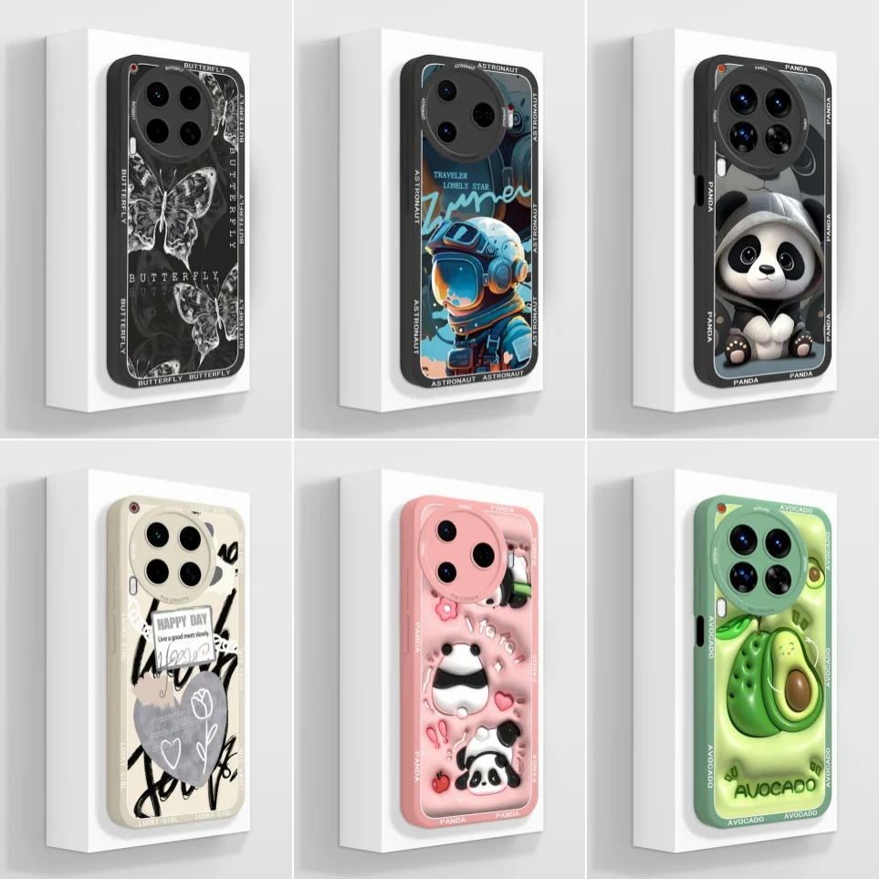 Мягкая силиконовая задняя крышка для Tecno Camon 30 3Pro 30Premier чехол Panda Pova6 Coque Camon30 Pro Funda