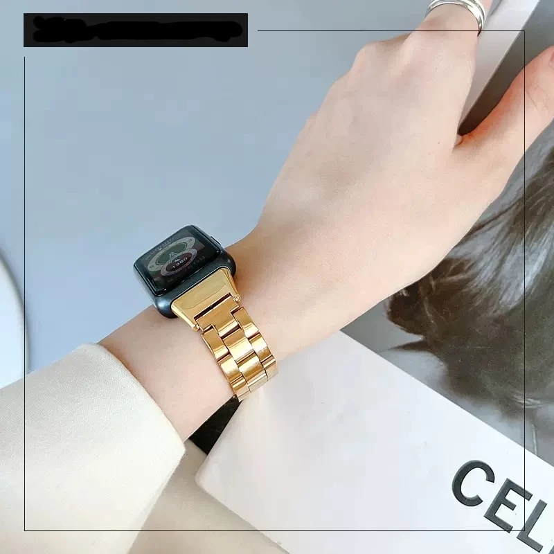 SinHGeY Metal Strap for Huawei Band 7 / 6 Metal Stainless Steel Honor Band 6 Replacement Wristband