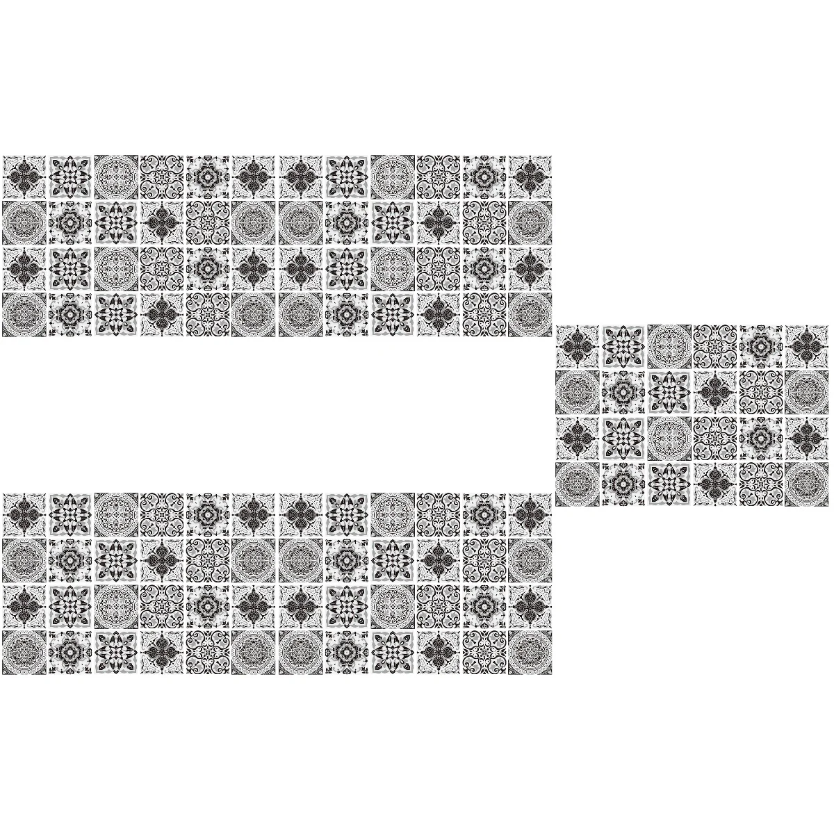 

120 pcs Decorative Peel and Stick Tile Decals Oil-proof Kitchen Wall Tile Stickers Wall Tile Sticker