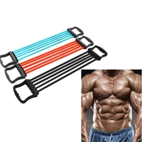 expander resistance bands 90lbs men workout chest muscle crossfit resistance band rope chest expander puller fitness equipment