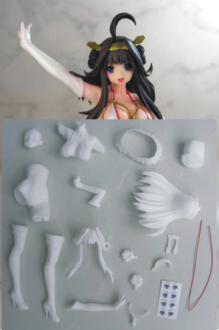 

NEW Uncolored handmade Resin Figure Kit 1/7 Azur Lane IJN Atago IJN Kongo Unpainted Garage Resin Kit Model GK toys Gift