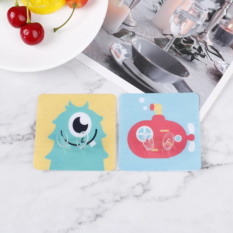 

1 шт., настенный крючок с мультяшным рисунком