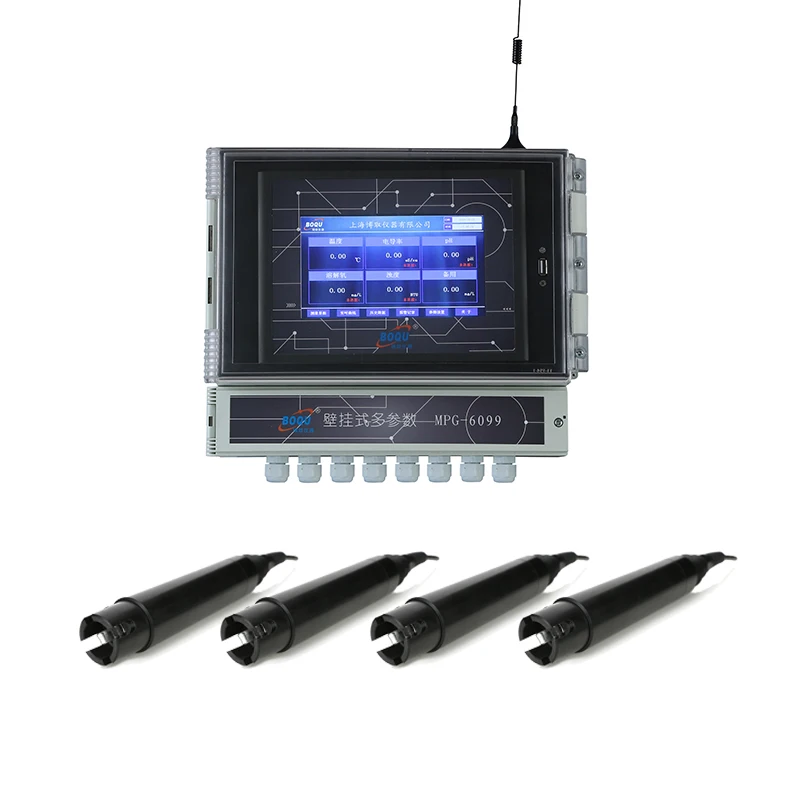 

Система ПЛК IOT, тестирование воды и рН, хлор ec tds, аммиак, треска, онлайн Многопараметрическая система мониторинга для аквакультуры