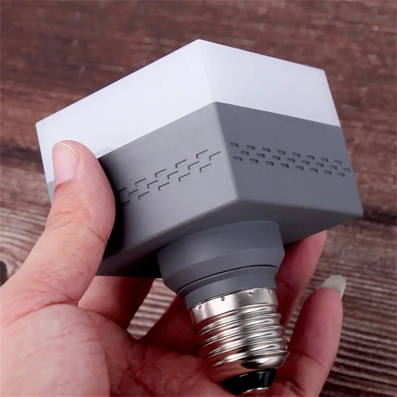 

Светодиодная лампа E27, вращающаяся квадратная кубическая Светодиодная лампа 220 В, энергосберегающая, высокая яркость