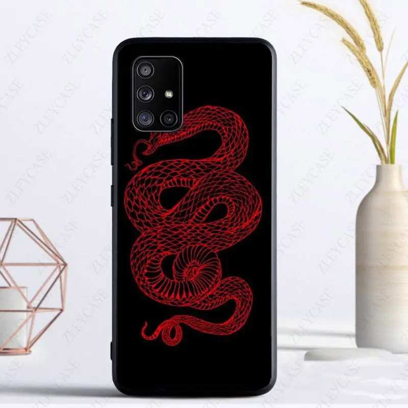 flower dragon snake hot phone cover for samsung galaxy a32 a12 a52 a22 5g a11 a21s a50 a10s a20e a30s a40 a51 a70 a71 a53 case free global shipping