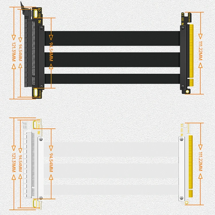 Новое поступление кабель расширения PCI-E 5 0 X16 PCI Express графический удлинитель Gen 5/4/3
