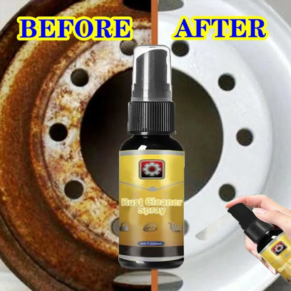 

30ml Automotive Wheel Rim Metal Rust Wash Car Multi Purpose Rust Remover Spray Metal Surface Chrome Paint Car Cleaning Tool