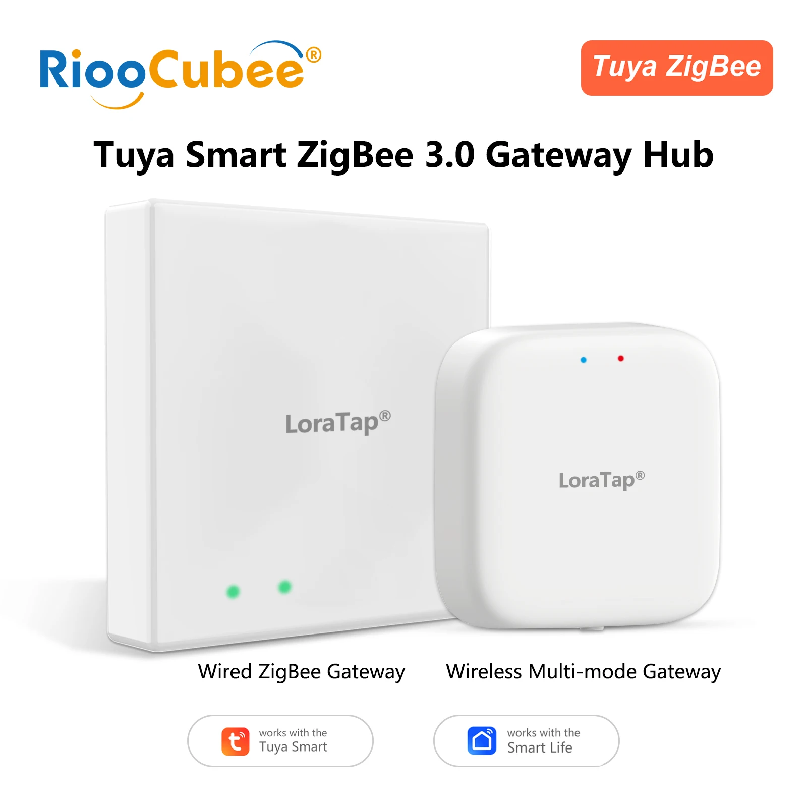 Фото Проводной шлюз LoraTap ZigBee и беспроводной многомодальный шлюз, центр управления мостом, только поддержка Tuya Smart Life №1