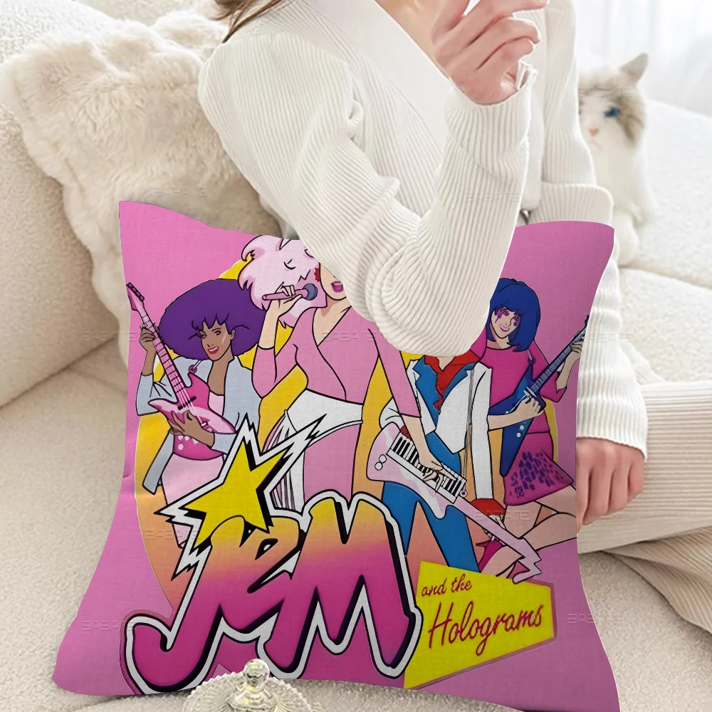 Подушка Jem And Holograms аниме-подушка диван-кровать чехол для подушки 45x45 см мода