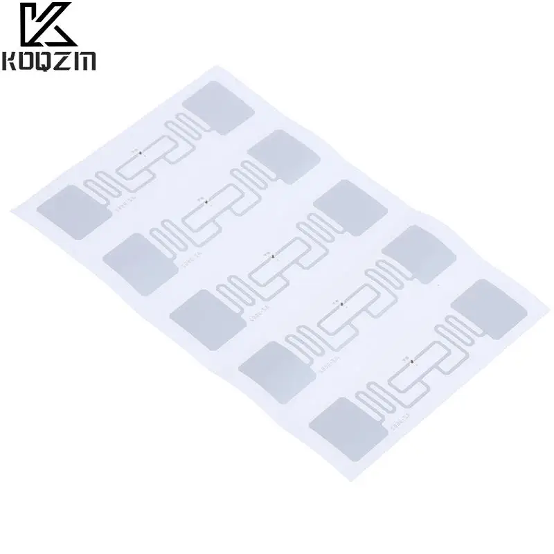 

Ultrahigh Frequency RFID Tag Self-adhesive Adhesive 9662 Chip ISO 18000-6C Passive RF Card Chip 5pcs