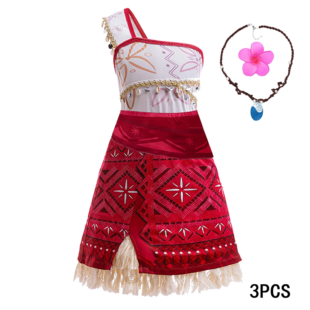 Новый фильм Моана 2 платье принцессы Вайаны карнавальный костюм для девочек