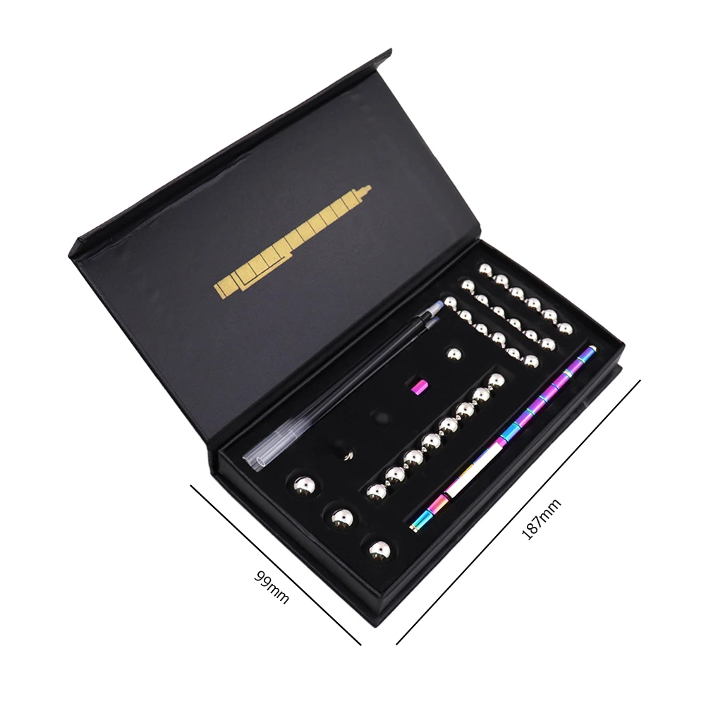 2022 магнитная ручка полярная металлический магнит модульная чернильная игрушка