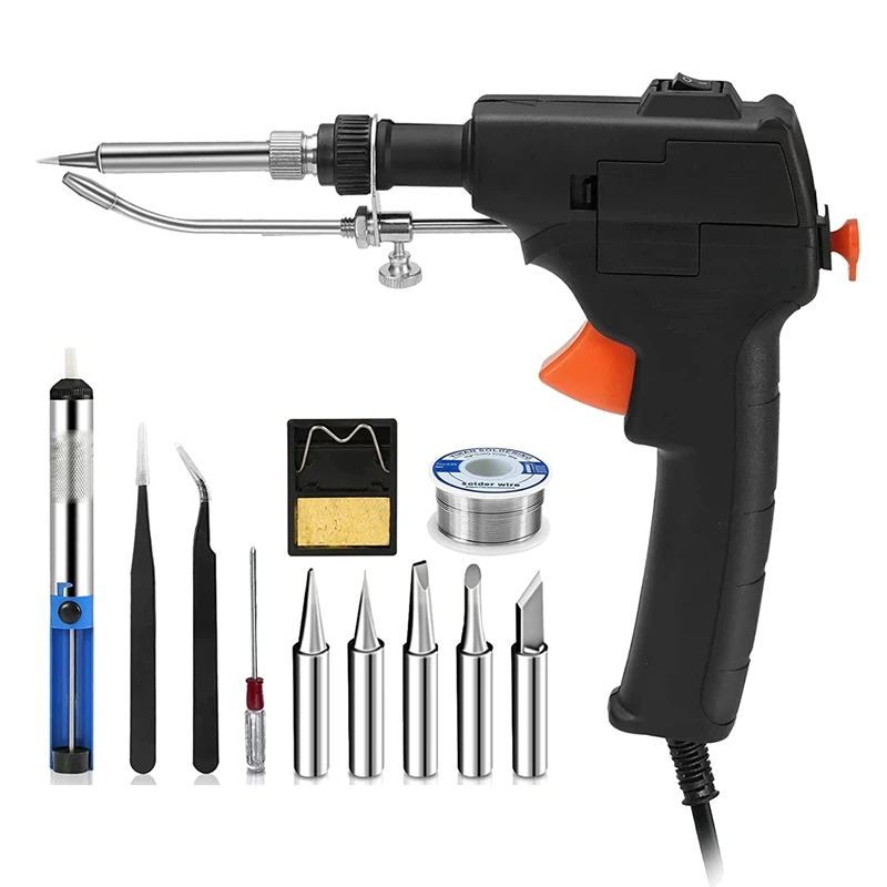 

Automatic Solder Iron 110V Electric Soldering Iron Kit For Electronics Circuit Boards,Computers US Plug