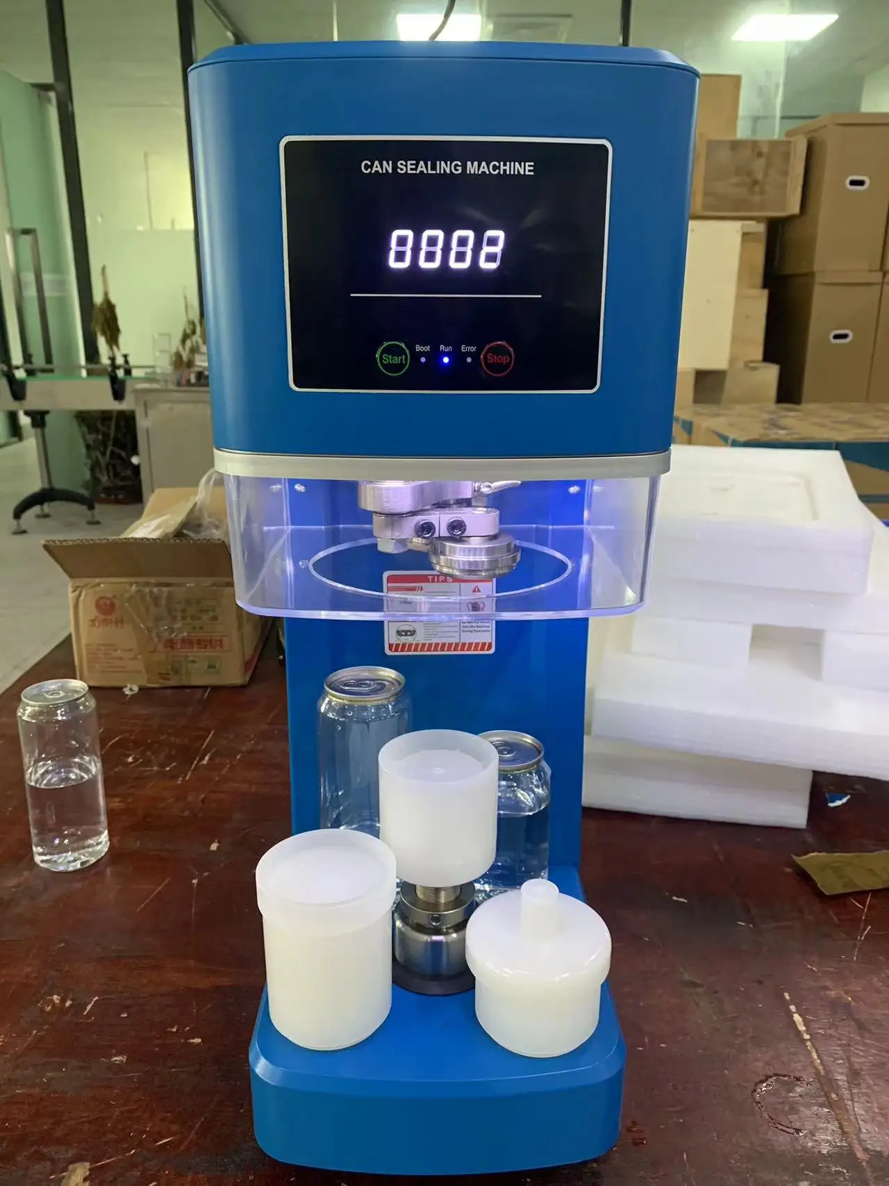 Автоматическая машина для запечатывания банок