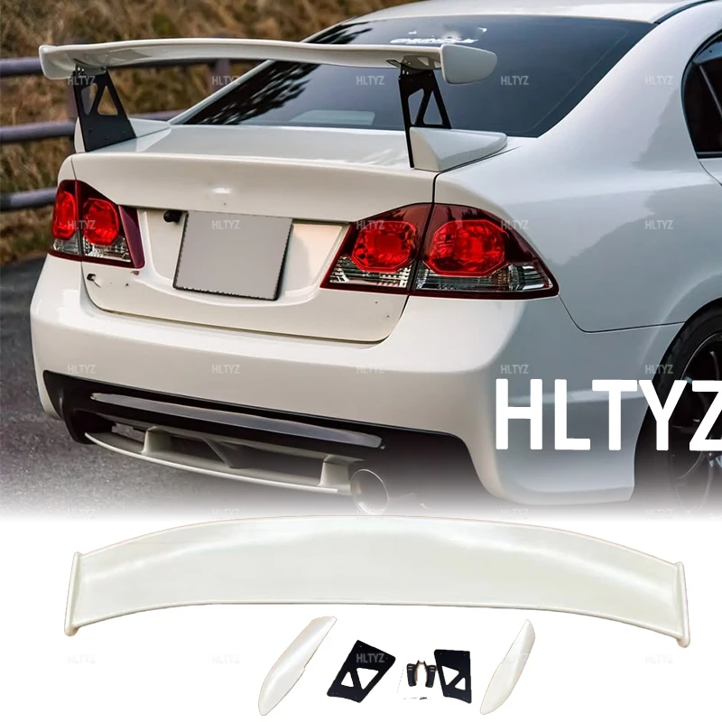 Фото Подходит для Honda Civic 8-го поколения (2006-2011), модель Civic FD2 TYPE-R, спойлер на багажник, декоративные элементы кузова, внешние аксессуары. №2