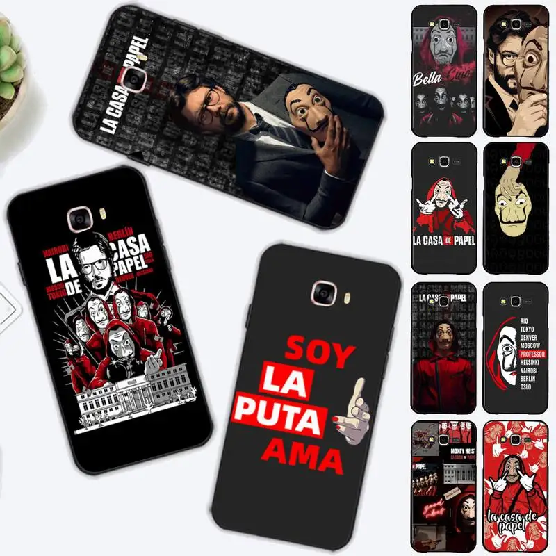 

Money Heist House Paper La Phone Case for Samsung J 2 3 4 5 6 7 8 prime plus 2018 2017 2016 core