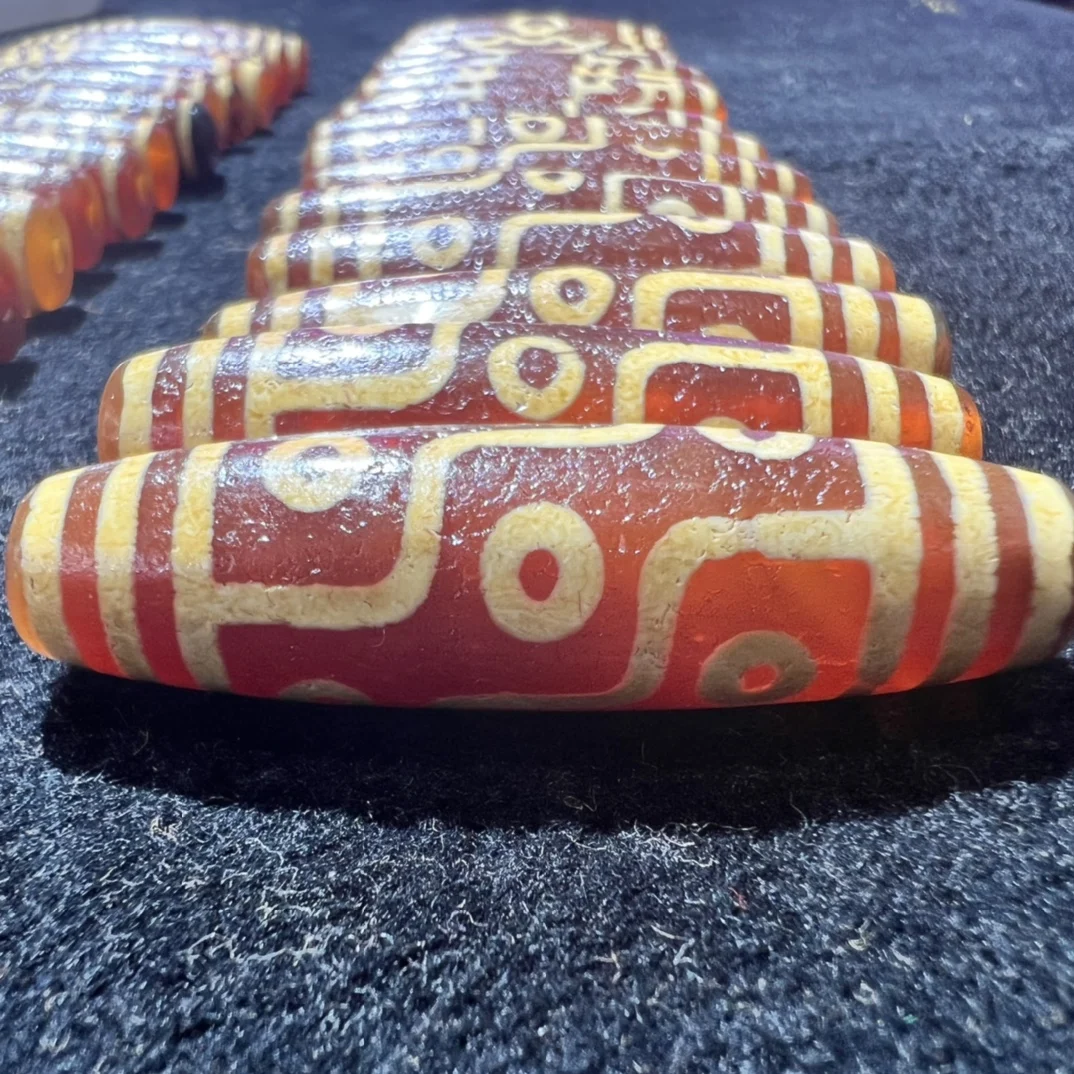 

1pcs/lot Natural Boutique Explosive Red Series Agate Dzi Beads Various patterns rare precious accessories jewelry folk-custom