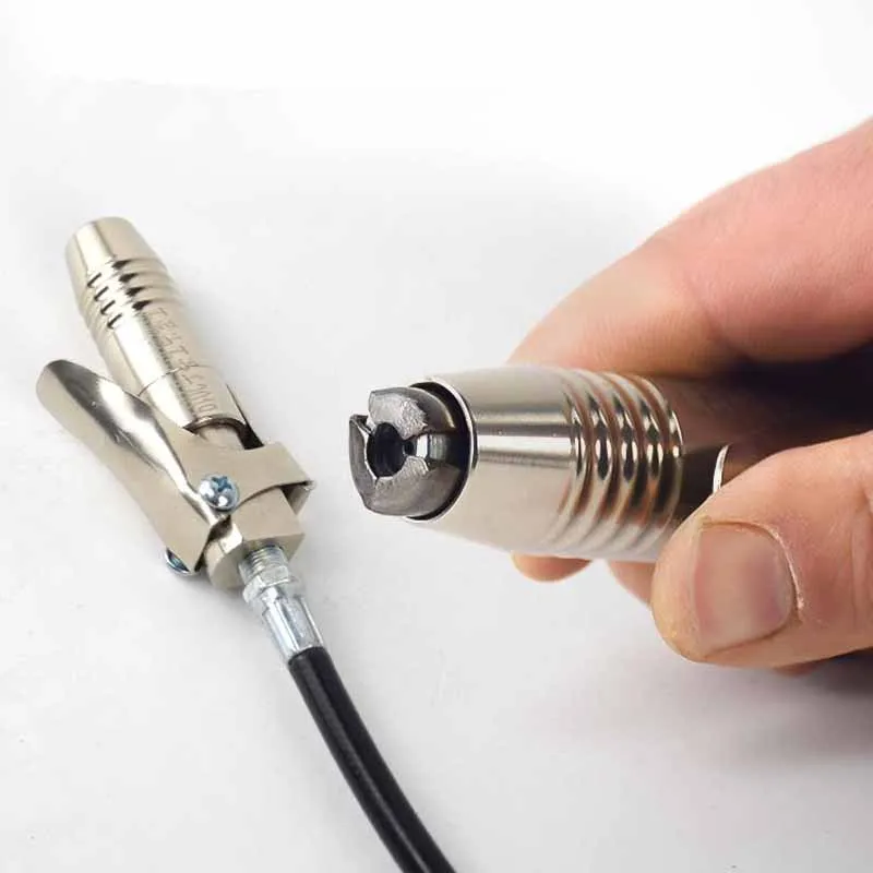 

For indestructible grease gun head Flat gun head Locking high-pressure grease nozzle Truck excavator grease gun head