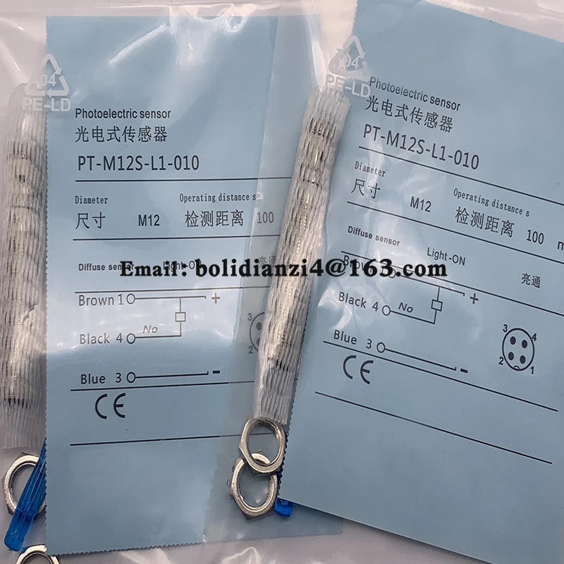 Новый датчик для фотоэлектрического переключателя PT-M12S-L3-040F PT-M12S-L1-040F на складе