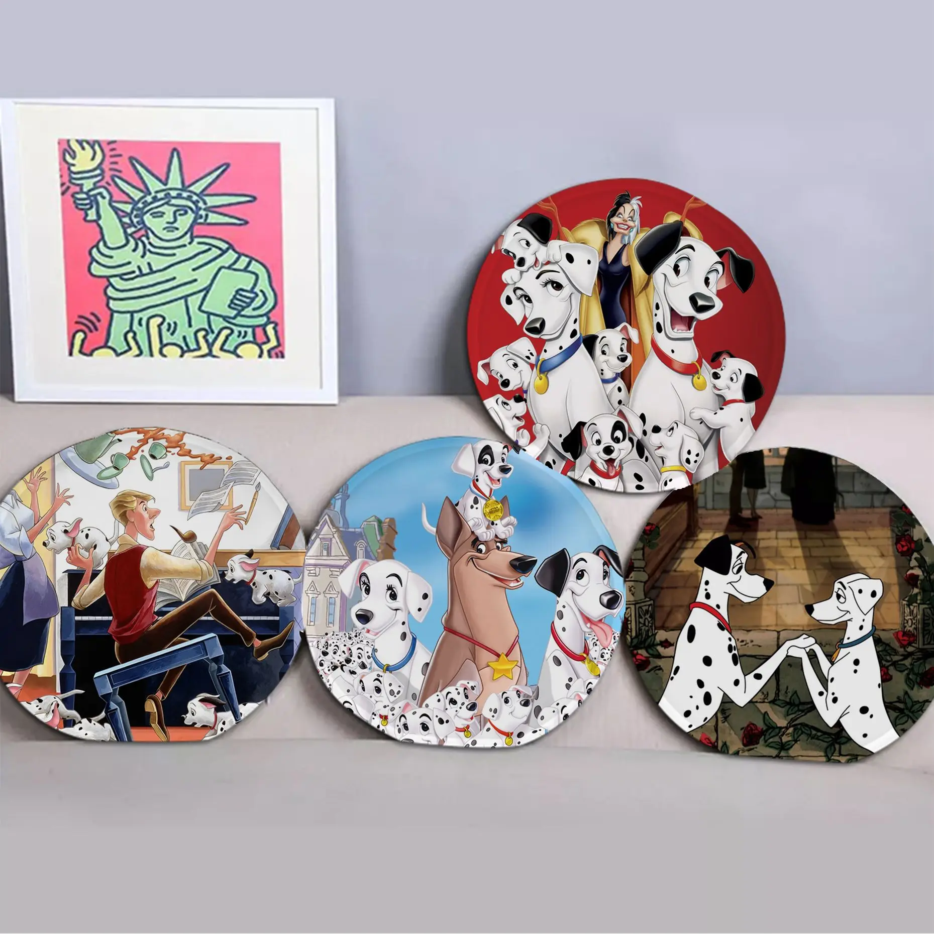 

Disney One Hundred And One Dalmatians European Stool Pad Patio Home Kitchen Office Chair Seat Cushion Seat 40x40cm Sofa Cushion