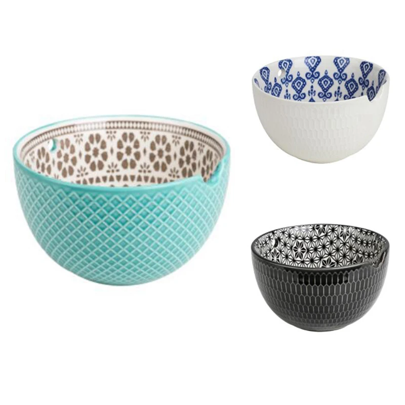 

Ceramic Yarn Bowl Wool Storage Bag Yarns Ball Storage Knitting Crochet Accessories For Needlecrafts Women Gift