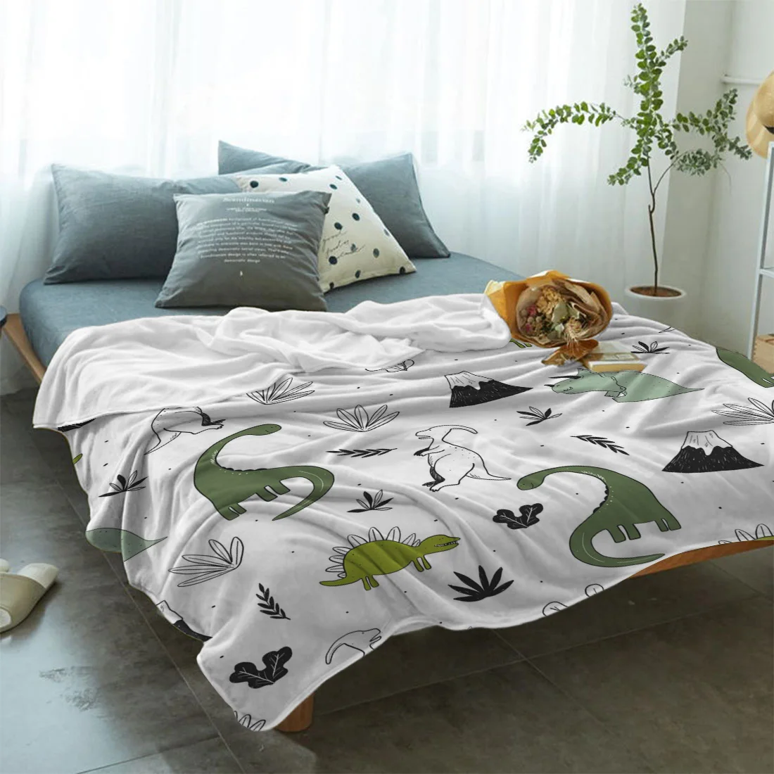 Dinosaur throw blankets Home Decor