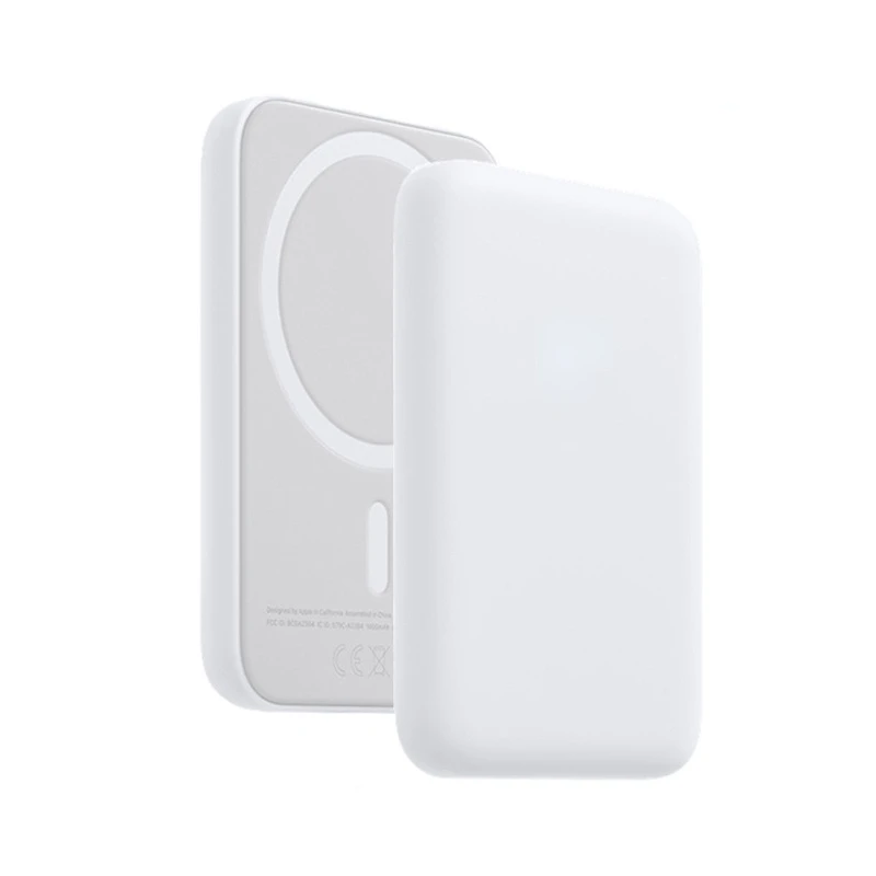 

1:1 For MaxSafe Magnetic Wireless Power Bank Powerbank External MacSafe Auxiliary Battery Pack For iPhone 14 13 12 Pro Max Mini