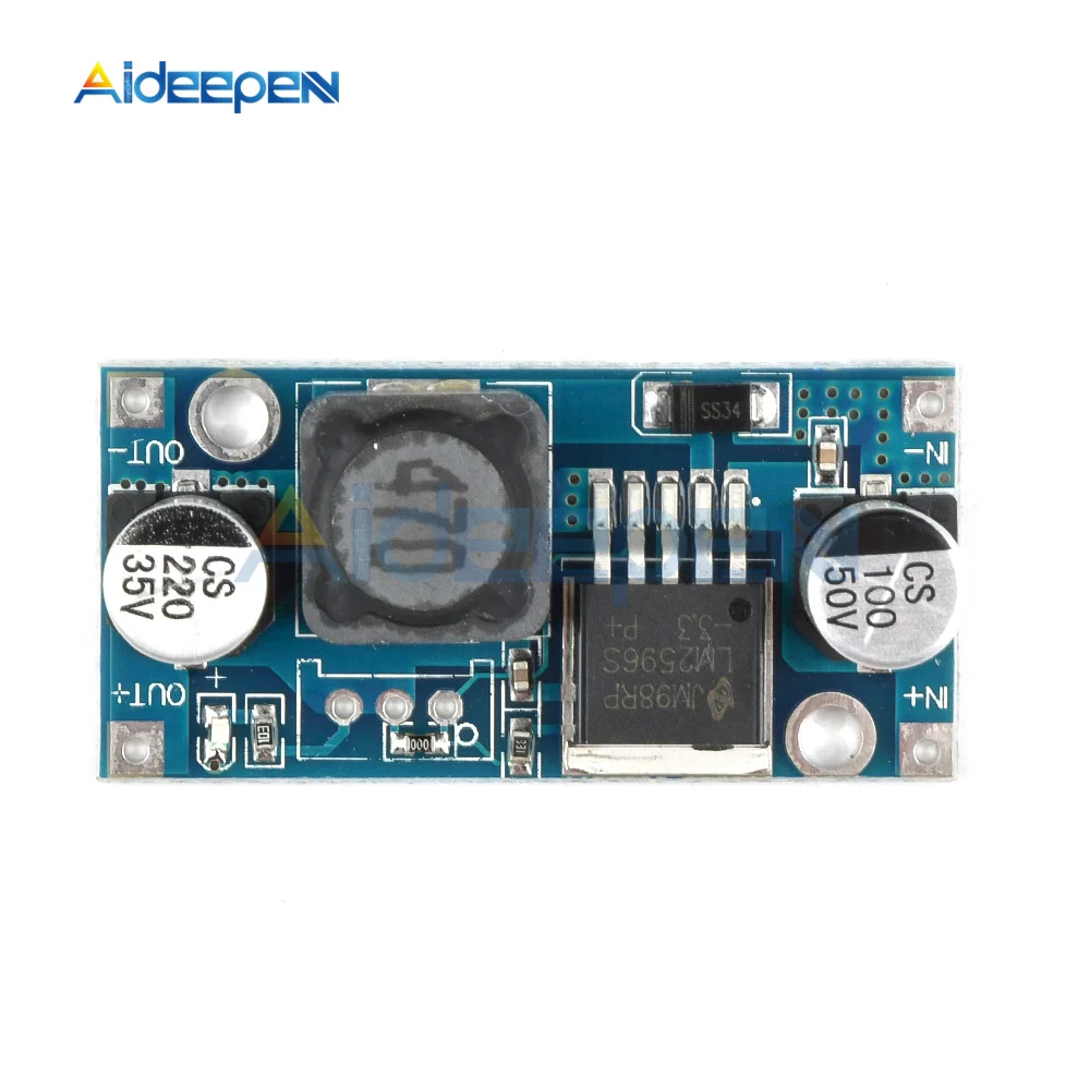 

Регулируемый понижающий модуль питания LM2596S, 3 А, понижающий модуль, плата регулятора, понижающий преобразователь