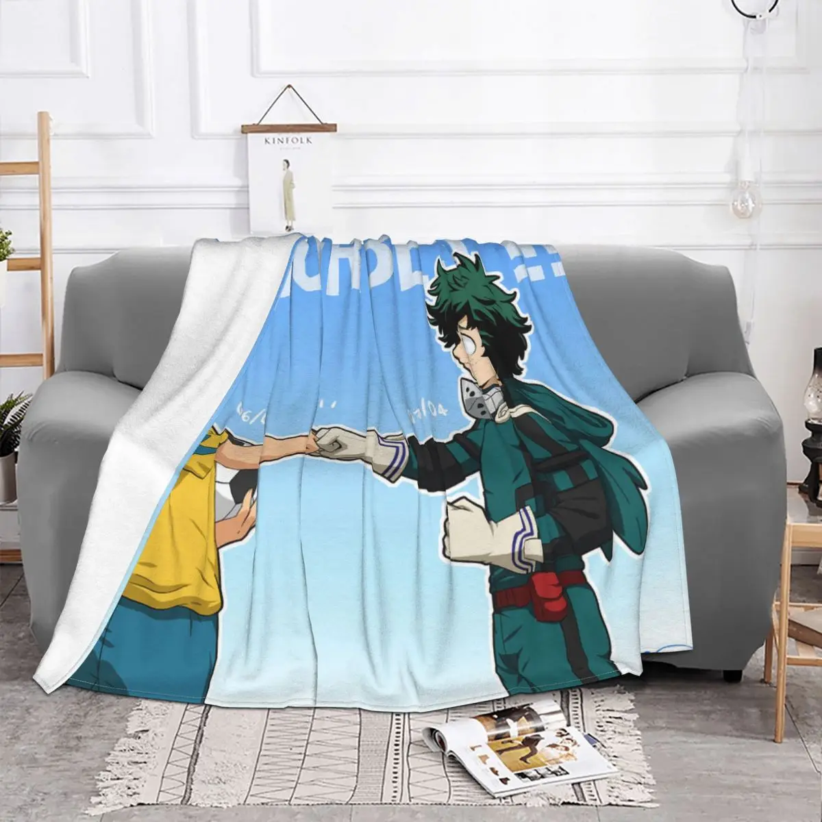 

Inazuma-funda Nordic rdica de Eleven edredones, manta de pickick de Anime