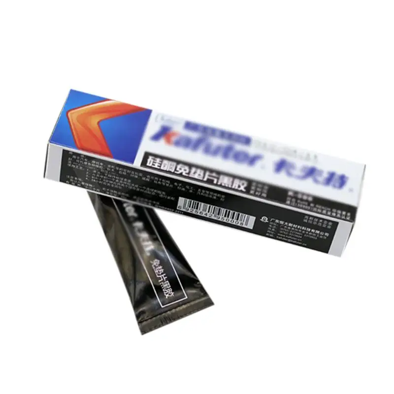 Черный силиконовый клейкий герметик трубка 55 г для ремонта прокладки двигателя