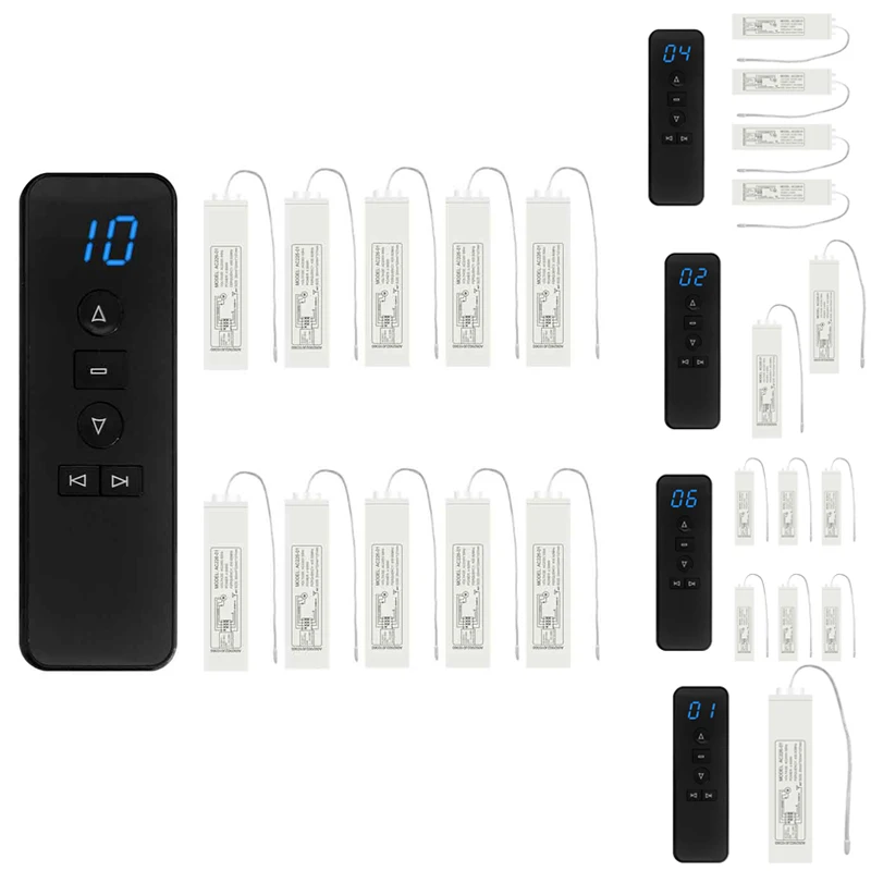 

Universal RF 433.92Mhz Wireless Remote Control Transmitter AC123 Receiver AC226 For Blinds Automated Curtains