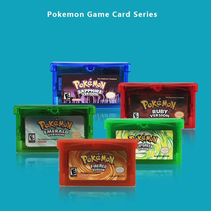 Игровая карта Pokemon NDSL GB GBC GBM GBA SP 5 Классическая Лидер продаж игровая с