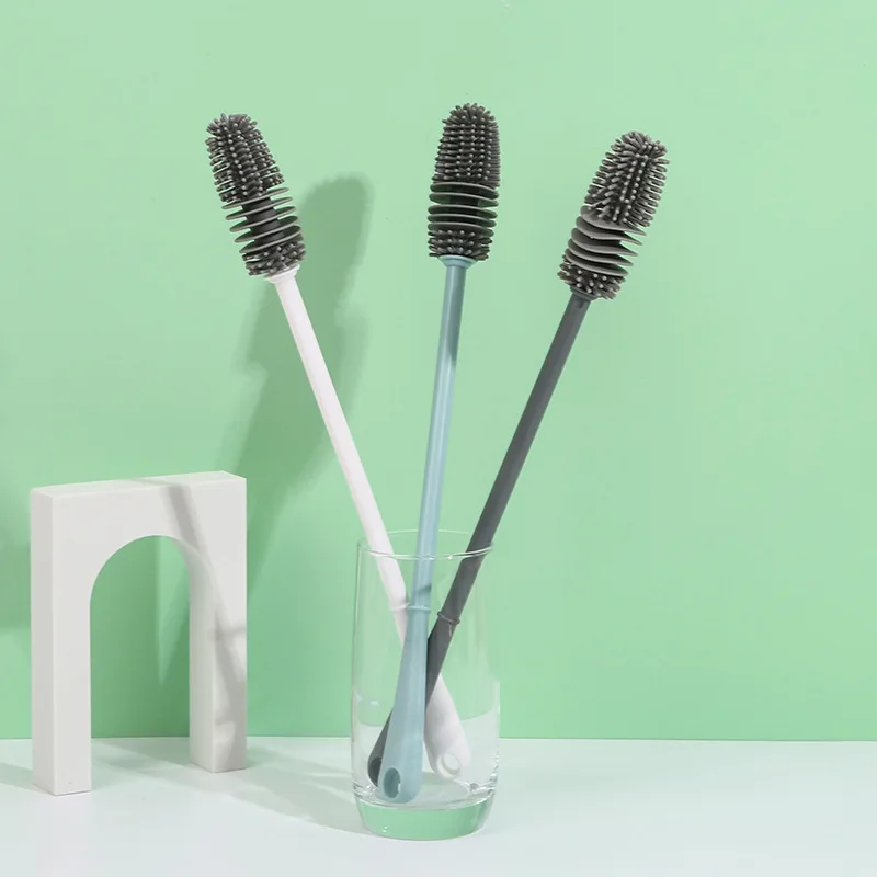 360 ° Cleaning Brush Cleaning Products for Home Garrafa De Silicone Escova De Limpeza Do Bebê Bottle Cleaning Brush Envio Gratis